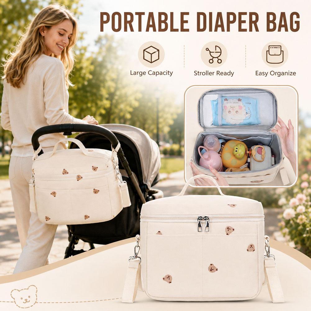 Backpack Diaper Bag - Urocza torba termoizolacyjna w kształcie misia