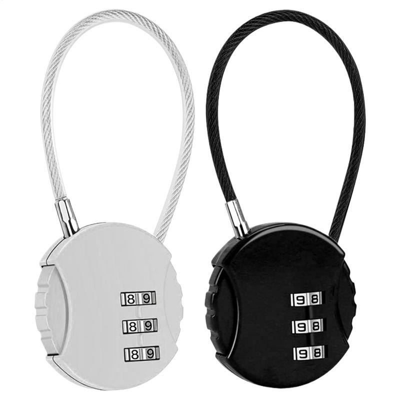 Backpack Lock Combo - Okrągły kształt Bagaż Kombinacja zamków 3-cyfrowa