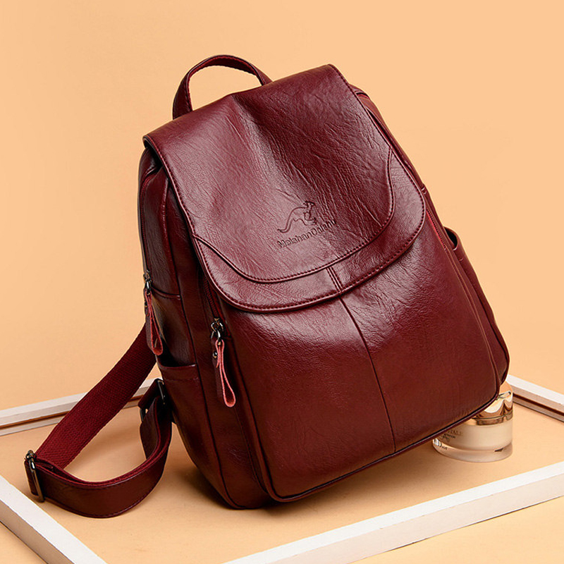 Plecak damski z miękkiej skóry – Leather Backpack Vintage recenzja i cena