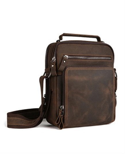 Męska torba na ramię w stylu v – Leather Backpack Vintage recenzja i cena