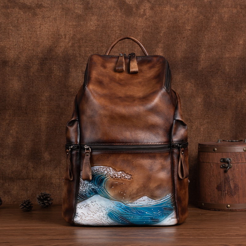 Johnature Plecak Damski z Natu – Leather Backpack Vintage recenzja i cena