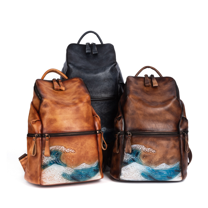 Johnature Plecak Damski z Natu – Leather Backpack Vintage recenzja i cena