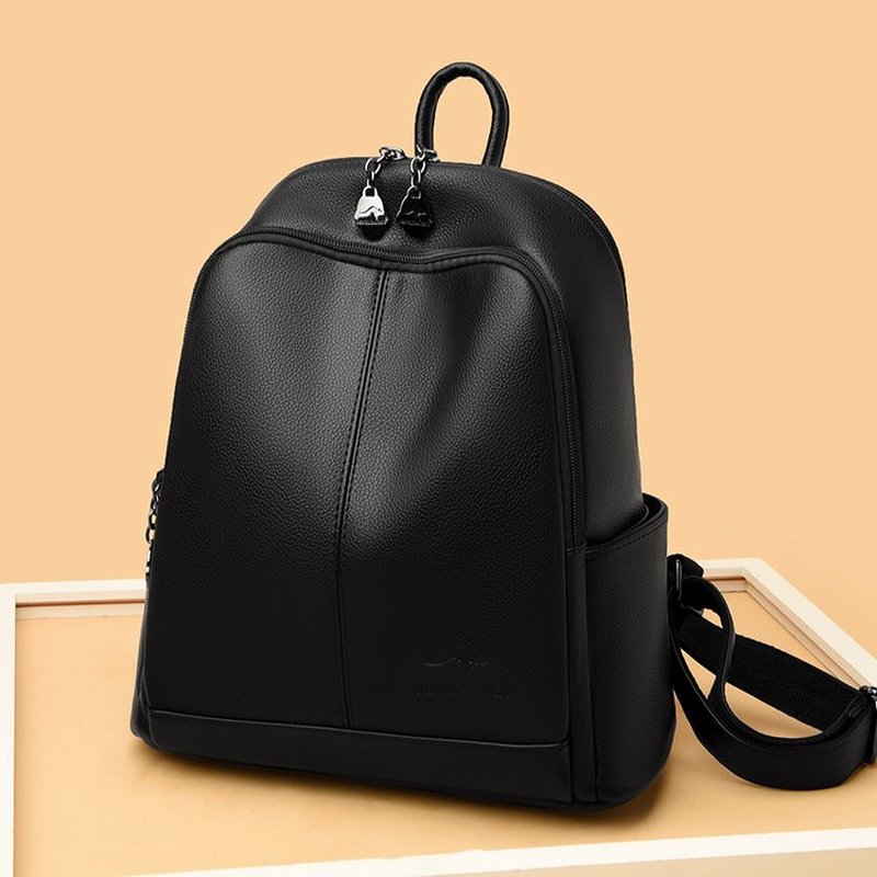 Nowe koreańskie plecaki podróż – Leather Backpack Vintage recenzja i cena